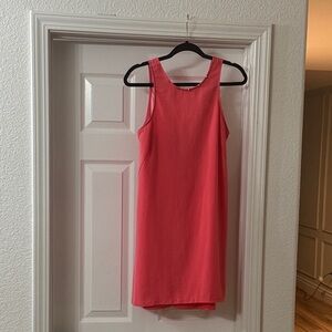 Lush Coral Sleeveless Mini Dress